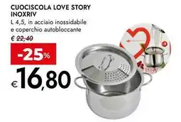 Bennet Cuociscola love story INOXRIV offerta