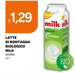 Ekom Latte di montagna biologico MILK intero offerta