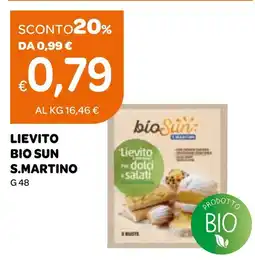 Ekom Lievito bio sun s.martino offerta
