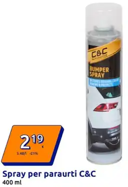 Action Spray per paraurti C&C offerta