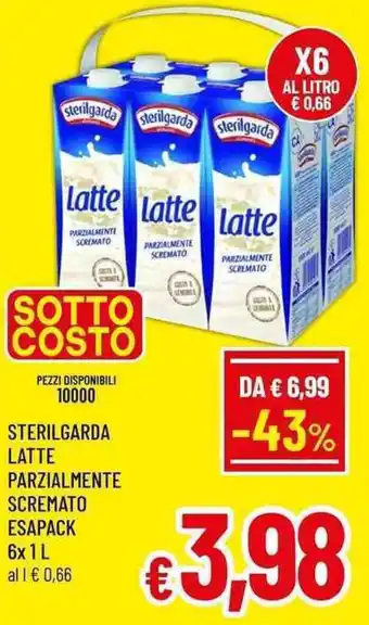 Sterilgarda latte parzialmente scremato esapack