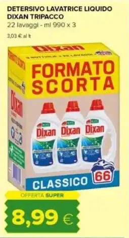 Tigre Detersivo lavatrice liquido dixan tripacco offerta