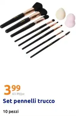 Action Set pennelli trucco offerta