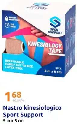 Action Nastro kinesiologico Sport Support offerta