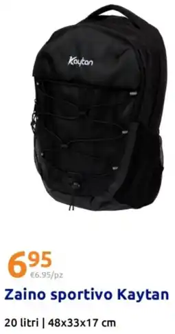 Action Zaino sportivo Kaytan offerta