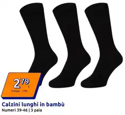 Action Calzini lunghi in bambù offerta