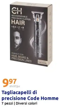 Action Tagliacapelli di precisione Code Homme offerta