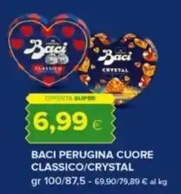Tigre Baci perugina cuore classico/crystal offerta