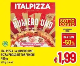 A&O Italpizza la numero uno pizza prosciutto&funghi offerta
