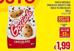 A&O Pavesi gocciole chocolate biscotti con gocce di cioccolato offerta
