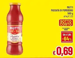 A&O Mutti passata di pomodoro offerta