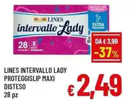 A&O Lines intervallo lady proteggislip maxi disteso 28 pz offerta