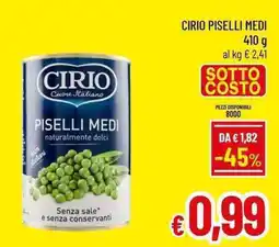 A&O Cirio piselli medi offerta