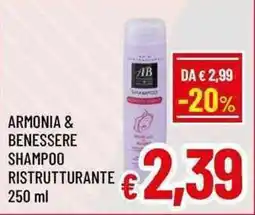 A&O Armonia & benessere shampoo ristrutturante offerta