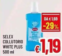 A&O Selex collutorio white plus offerta