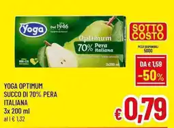A&O Yoga optimum succo di 70% pera italiana offerta