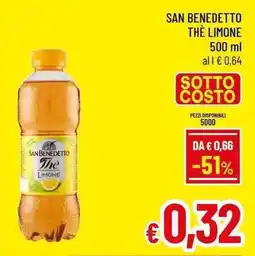 A&O San benedetto thè limone offerta