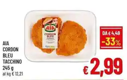 A&O Aia cordon bleu tacchino offerta
