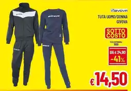 A&O Tuta uomo/donna GIVOVA offerta