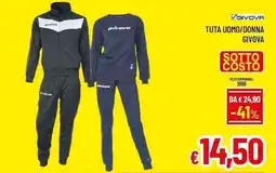 A&O Tuta uomo/donna GIVOVA offerta