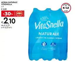 Bennet Acqua naturale VITASNELLA offerta