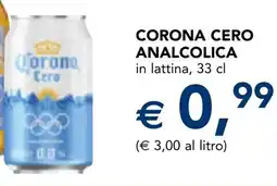 Esselunga Corona cero analcolica offerta