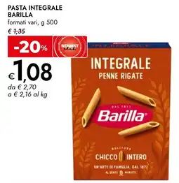 Bennet Pasta integrale BARILLA offerta