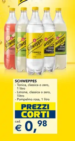 Esselunga SCHWEPPES Tonica - Limone - Pompelmo rosa offerta