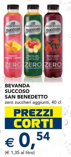 Esselunga Bevanda succoso SAN BENEDETTO offerta