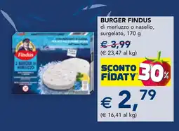 Esselunga Burger FINDUS offerta