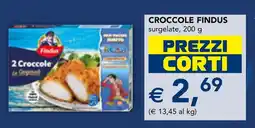 Esselunga Croccole FINDUS offerta
