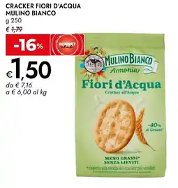 Bennet Cracker fiori d'acqua MULINO BIANCO offerta