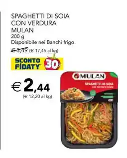 Esselunga SPAGHETTI DI SOIA CON VERDURA MULAN offerta