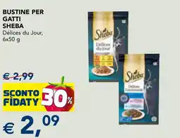 Esselunga Bustine per gatti SHEBA offerta