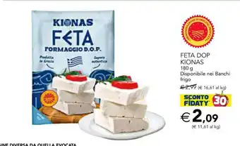 Esselunga FETA DOP KIONAS offerta