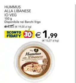 Esselunga Hummus alla Libanese Io Veg offerta