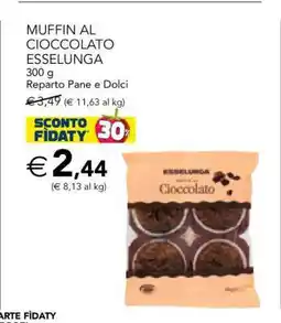 Esselunga MUFFIN AL CIOCCOLATO ESSELUNGA offerta