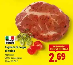 Lidl Tagliata di coppa di suino offerta