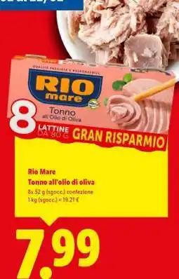 Lidl RIO MARE offerta