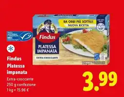 Lidl Findus Platessa Impanata offerta