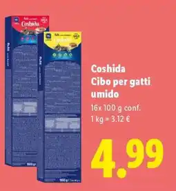 Lidl Coshida Cibo per gatti umido offerta