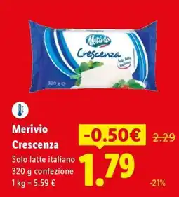 Lidl Merivio Crescenza offerta