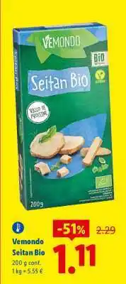 Lidl Vemondo Seitan Bio offerta