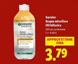 Lidl Garnier Acqua micellare Oil bifasica offerta