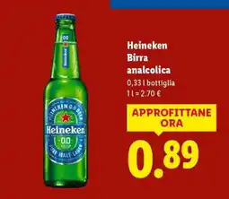 Lidl Heineken Birra analcolica offerta