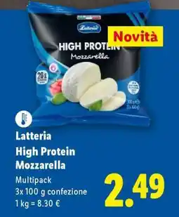 Lidl Latteria High Protein Mozzarella offerta