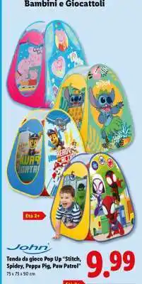 Lidl Tenda da gioco Pop Up offerta