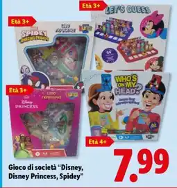 Lidl Gioco di società “Disney, Disney Princess, Spidey” offerta