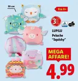 Lidl LUPILU Peluche 'Squishy' offerta