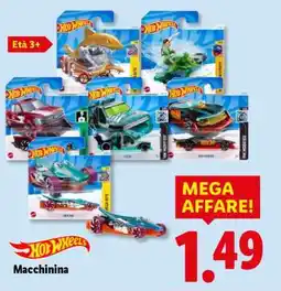 Lidl Hot Wheels Macchinina offerta